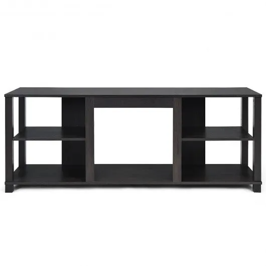 2-Tier TV Stand Storage Cabinet Console Adjustable Shelves