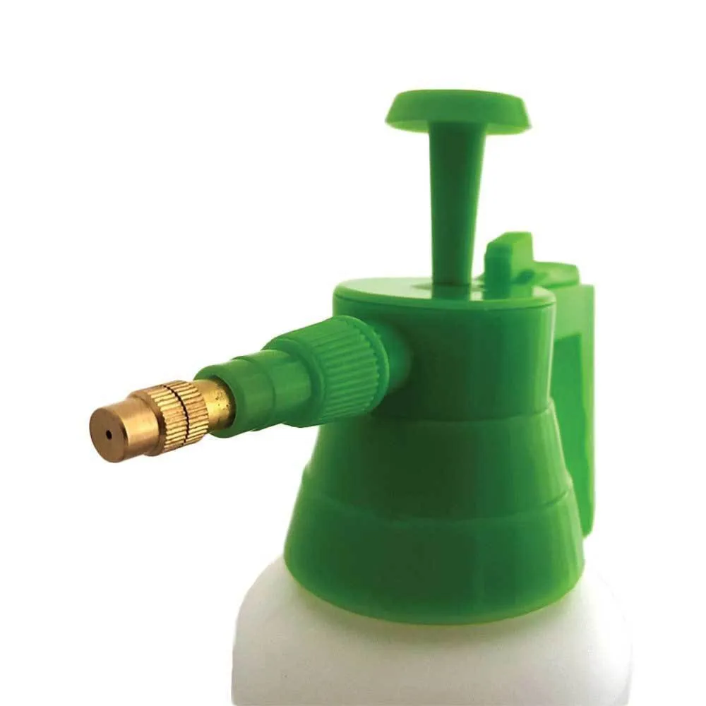 2L Adjustable Nozzle Handheld Pressure Sprayer - Plastic, Brass