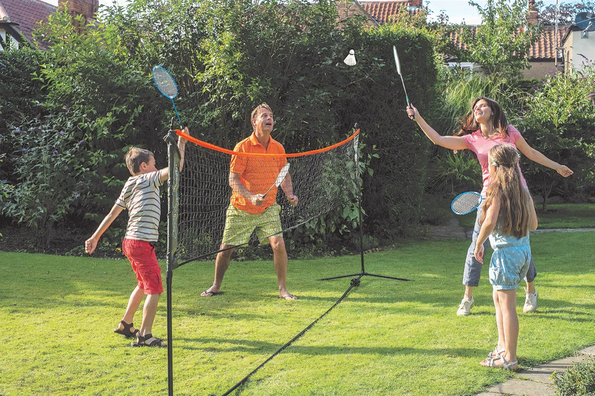 3 in 1 Badminton, Volleyball & Tennis Set with 3m Net