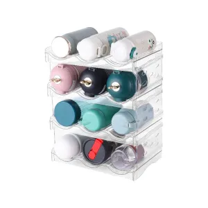 4 Tier 12 Containers Tumbler Water Bottle  Organizer