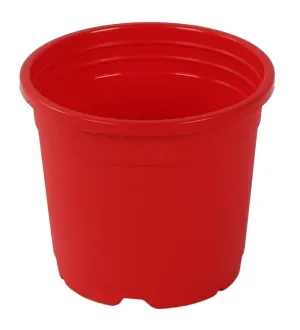 4" Flower Pot Red Colour Sunrise Series (10 cm)