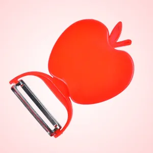 5929 Apple Shaped Folding Peeler Vegetable Peeler for Kitchen, Home Fruit Peelers, Great for Peeling Potato, All Types of Vegetable