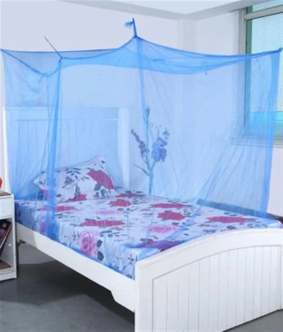 Ans Mosquito net for Single Bed Nylon Fabric with Border of Same Color Hanging net 3.5 x 6.5 ft Durable Heavy Quality Long Lasting with Multiple Hooks Washable Height 5 Ft