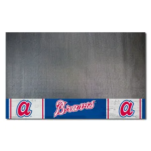 Atlanta Braves Vinyl Grill Mat - 26in. x 42in. 1974 Retro Logo