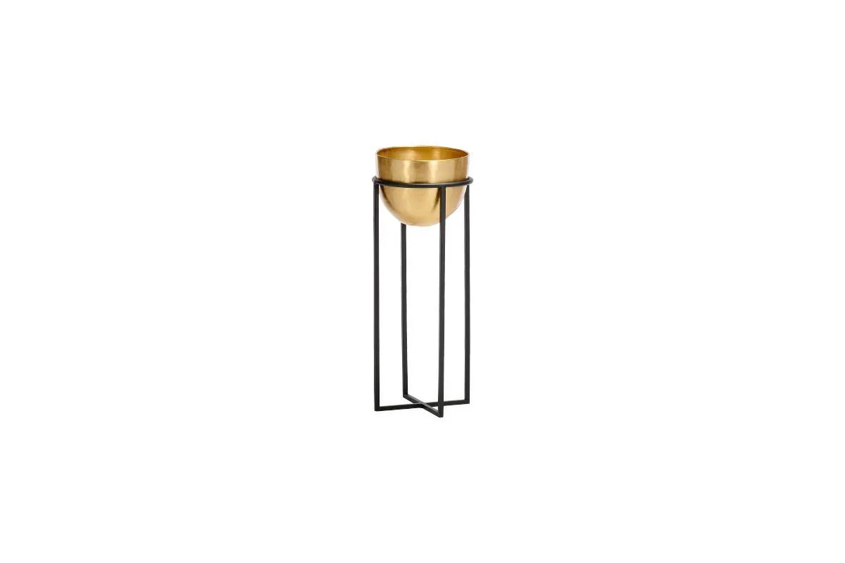 Atsu Brass Planter Stand