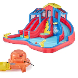 Banzai Hydro Blast Inflatable Play Water Park Slides Water Cannons (For Parts)