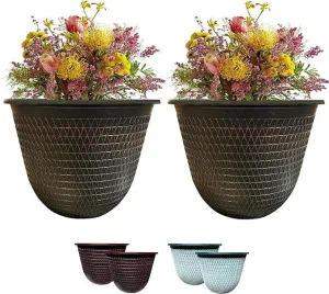 Camden Plant Pots for Garden | Set of 2