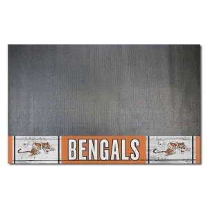 Cincinnati Bengals Vinyl Grill Mat - 26in. x 42in., NFL Vintage