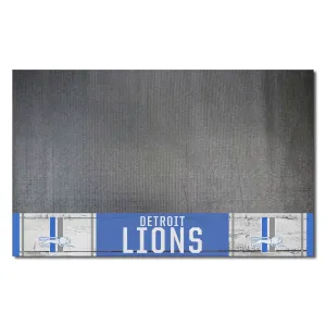 Detroit Lions Vinyl Grill Mat - 26in. x 42in., NFL Vintage