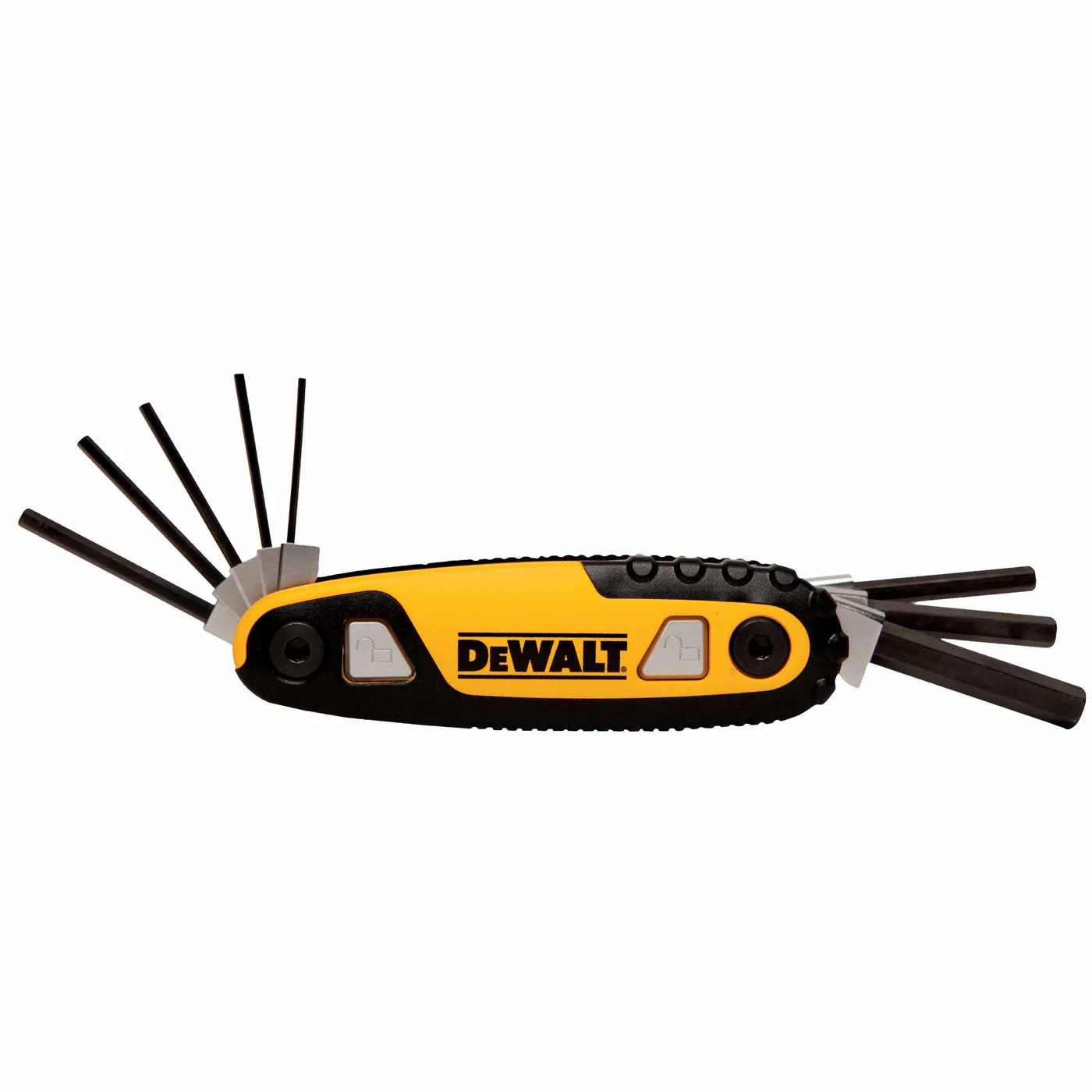 DeWalt DWHT70262M Folding Locking Hex Key Set - SAE