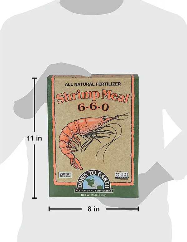 Down To Earth™, Shrimp Meal 6-6-0, All Natural Fertilizer, Single Ingredient (2 LBS.)