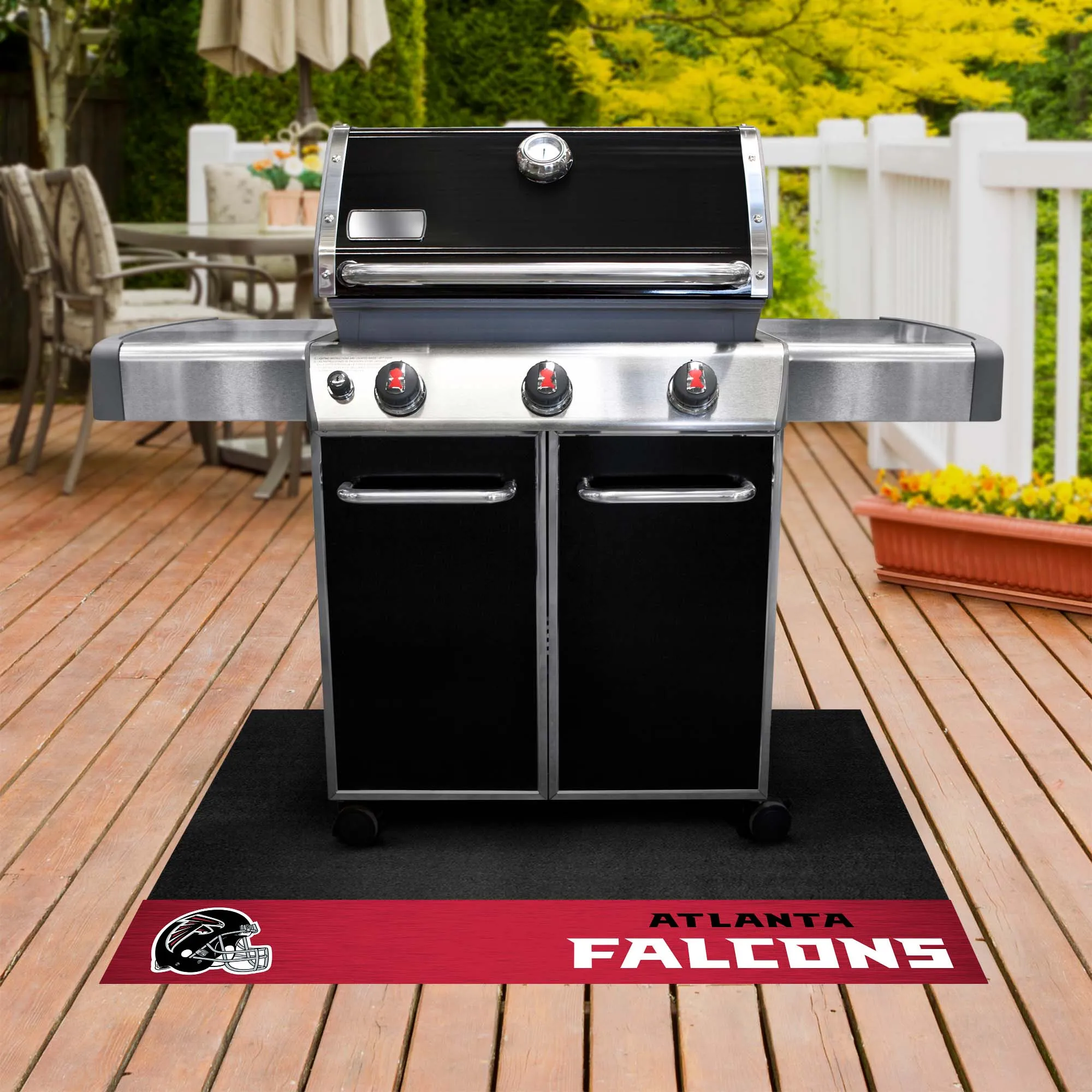 Fanmats Atlanta Falcons Vinyl Grill Mat - 26" x 42"