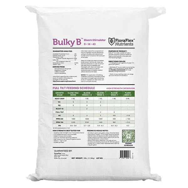 FloraFlex® Nutrients Bulky B™ Bloom Stimulator (25 lbs.)