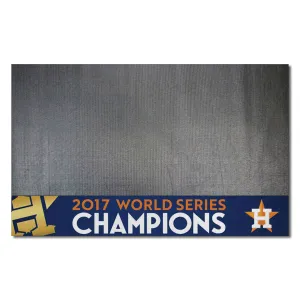 Houston Astros 2017 MLB World Series Champions Vinyl Grill Mat - 26in. x 42in.