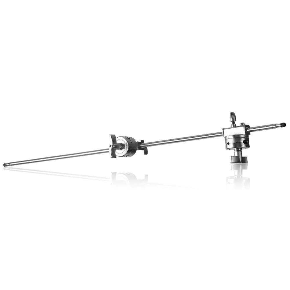 Neewer 20kg Load Silver C-Stand with Boom Arm