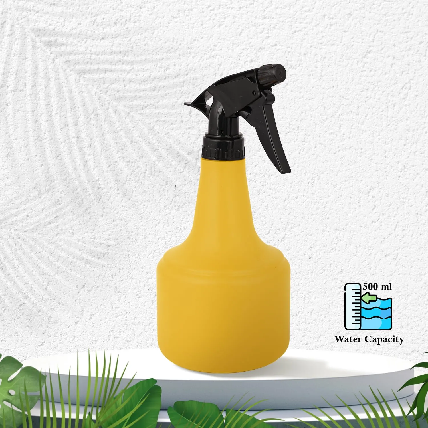 ORILEY 500ml Spray Bottle Multifunctional PVC Watering Sprayer for Cleaning Gardening Fertilising Flowers Plants and Hairstyling Salon (Random Colour Pack of 1)