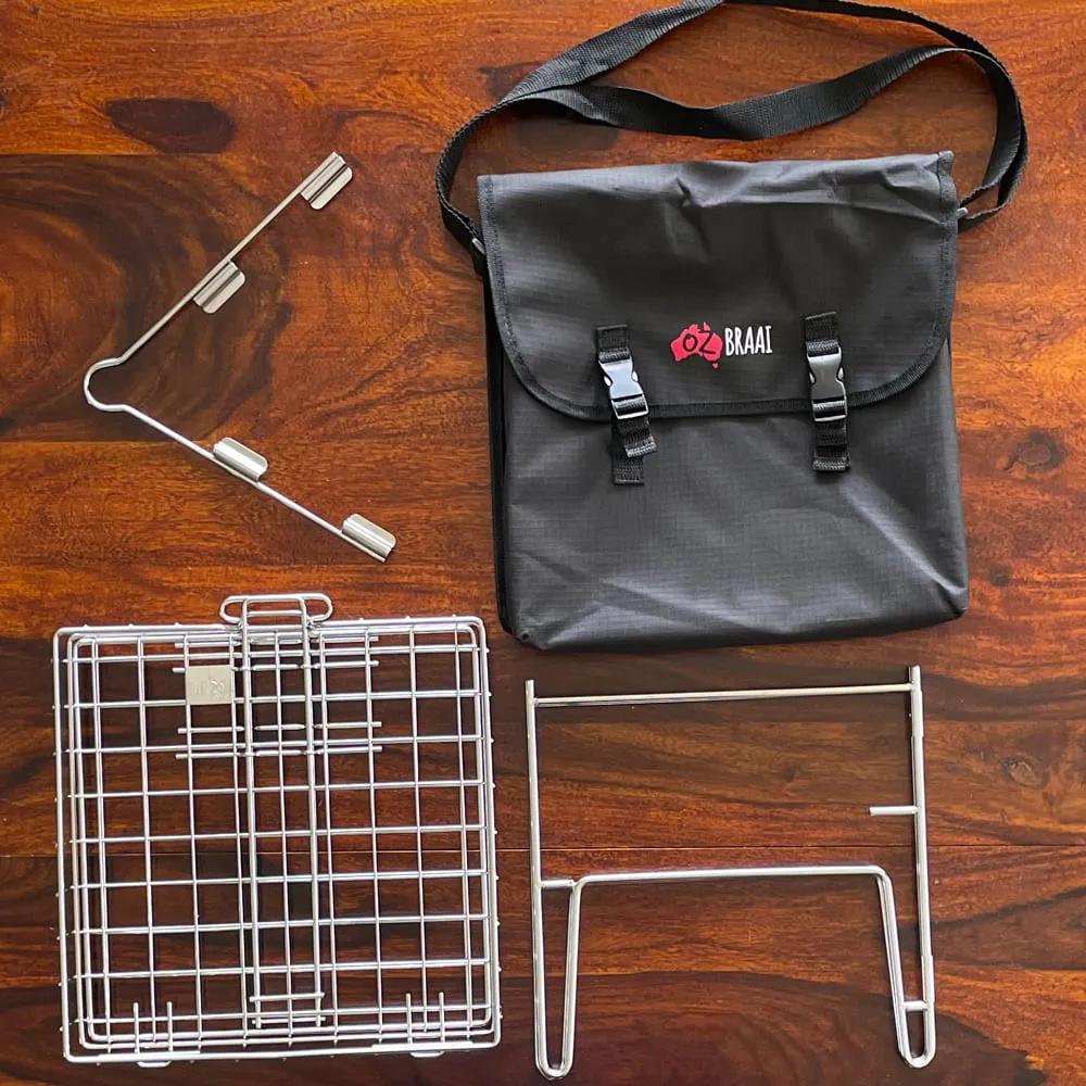 OZ BRAAI TRAVEL BRAAI CAMP GRILL BASKET