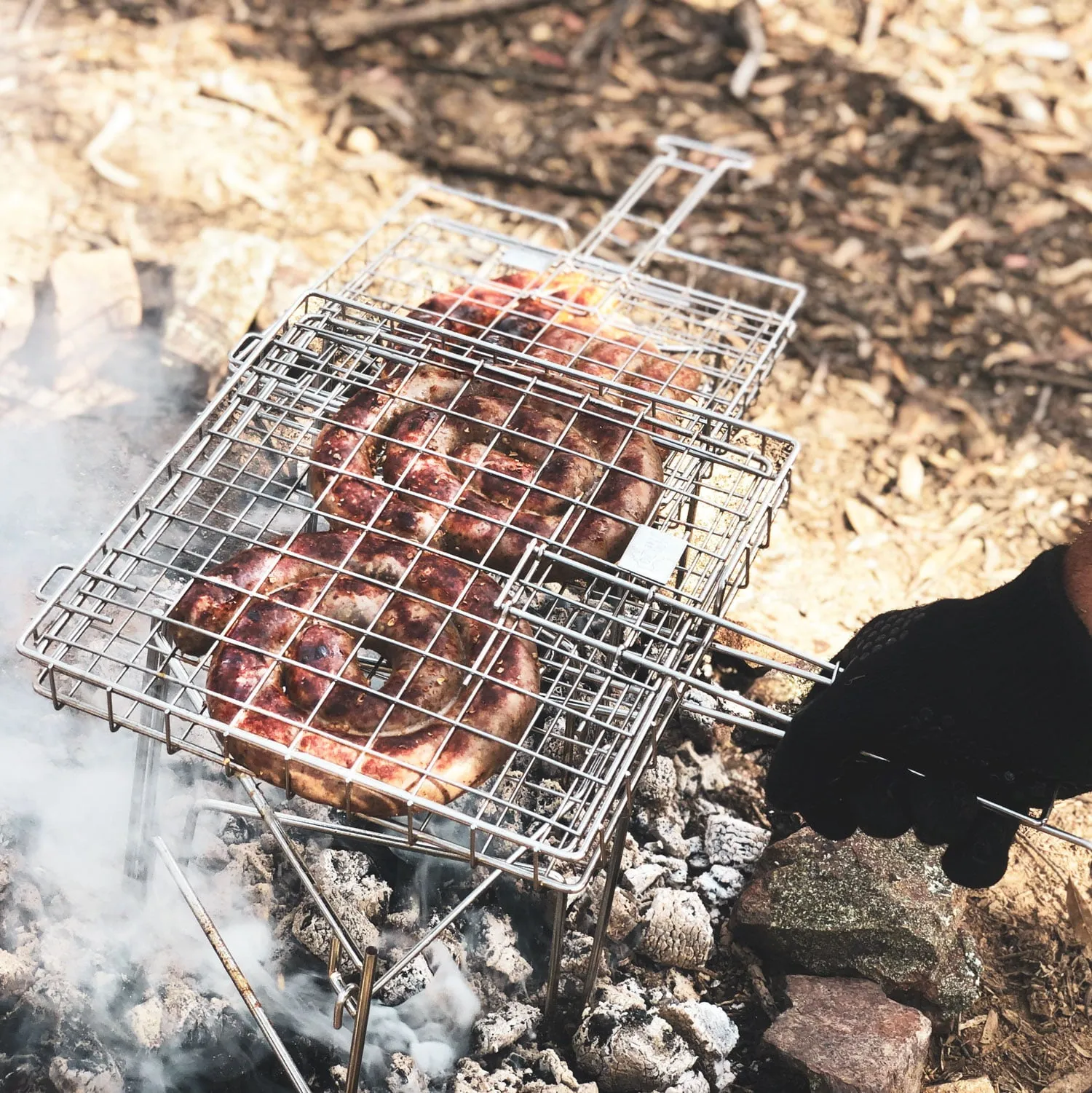 OZ BRAAI TRAVEL BRAAI CAMP GRILL BASKET