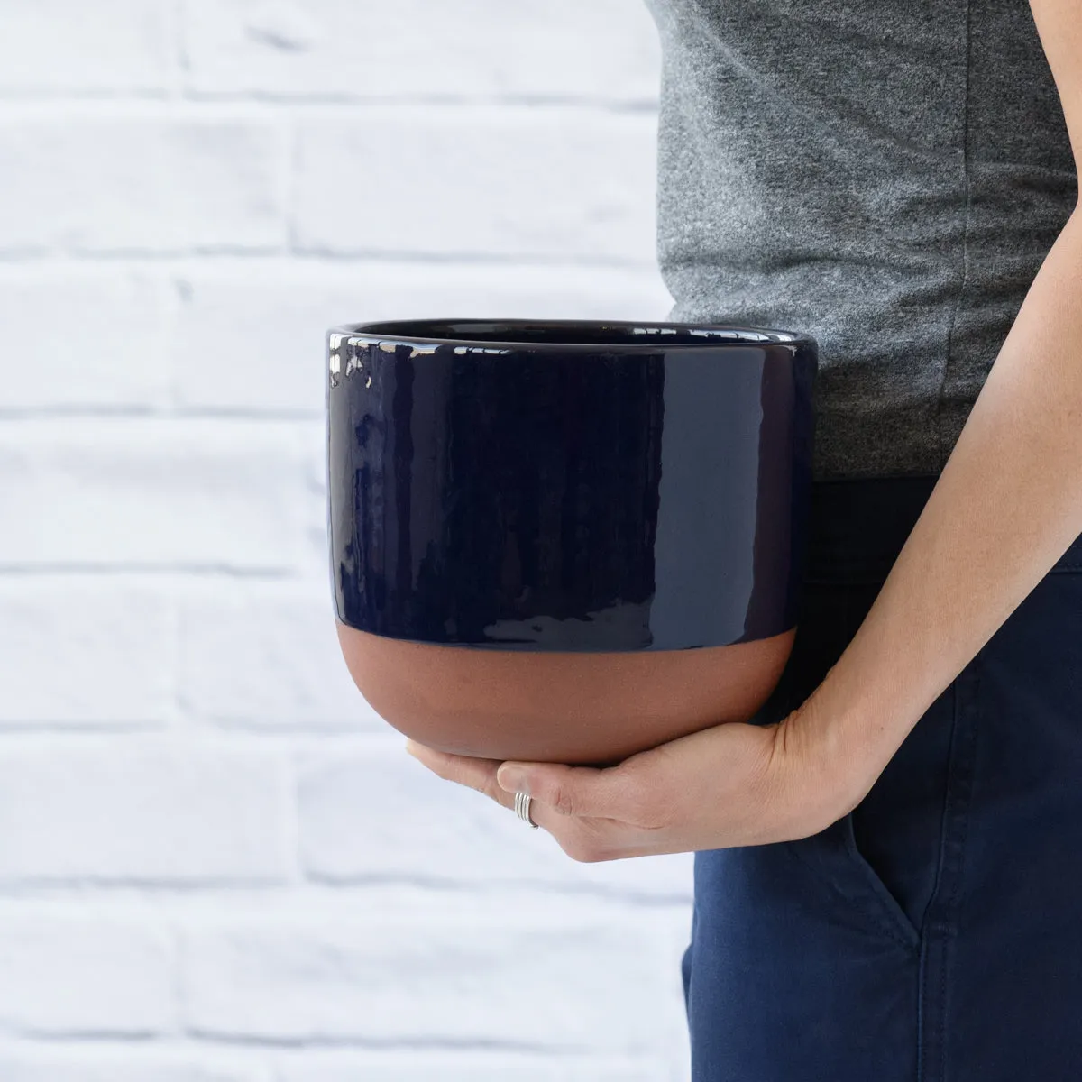 Pluto Planter - Navy Blue