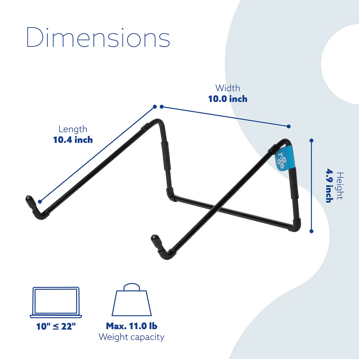 R-Go Steel Travel Laptop stand