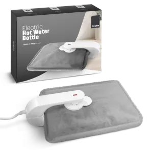 Rechargeable Electric Hot Water Bottle - Hand & Body Warmer, Fast Heating & Auto-Shut Off Function