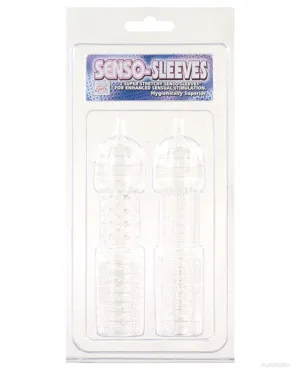 Senso Silicone Sleeves 2 Pack - Clear