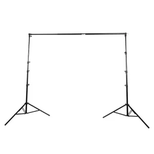 Spectrum 3.0M x 2.6M Heavy Duty Telescopic Pole Backdrop Stand 8kg Load - Bundle