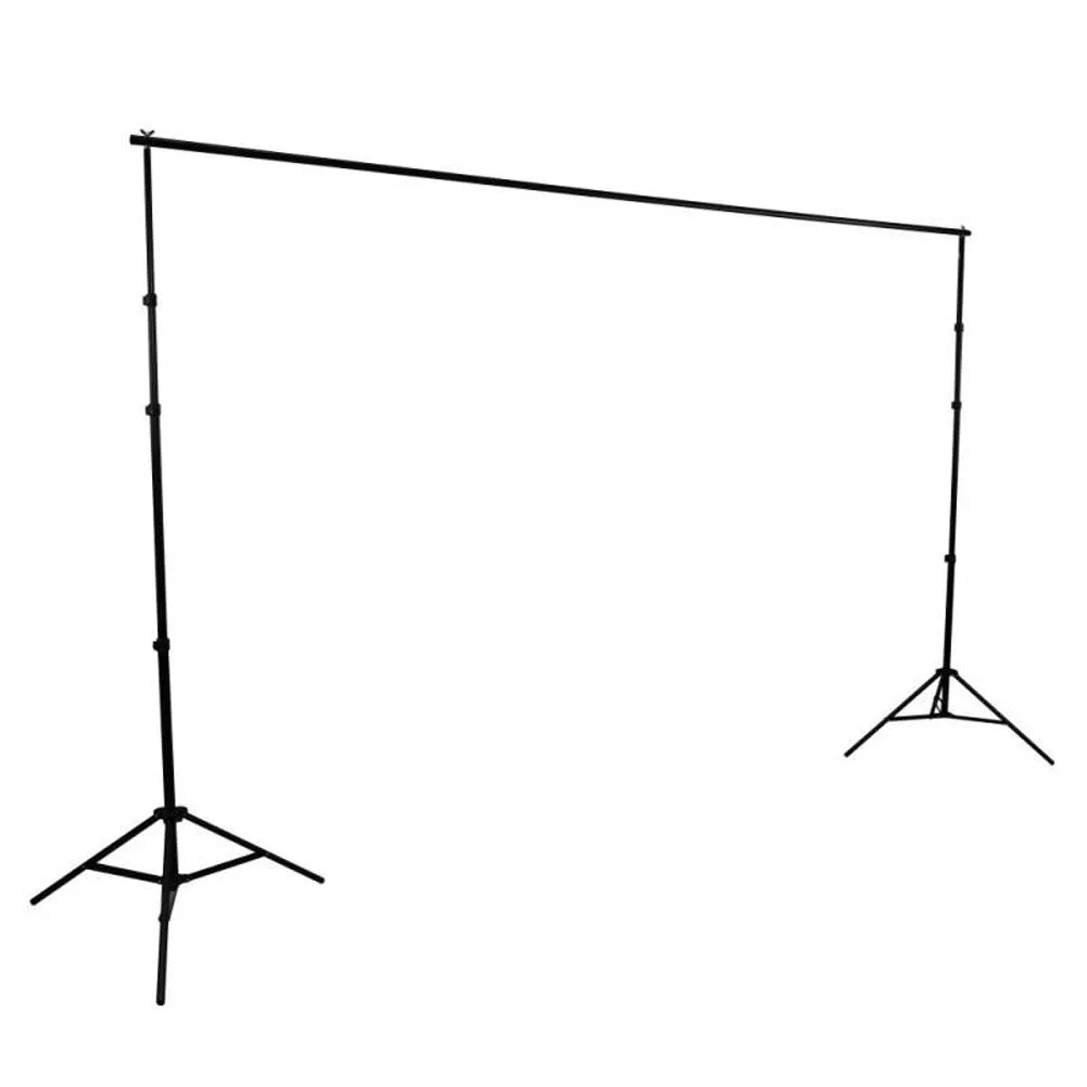 Spectrum 3.0M x 2.6M Heavy Duty Telescopic Pole Backdrop Stand 8kg Load - Bundle