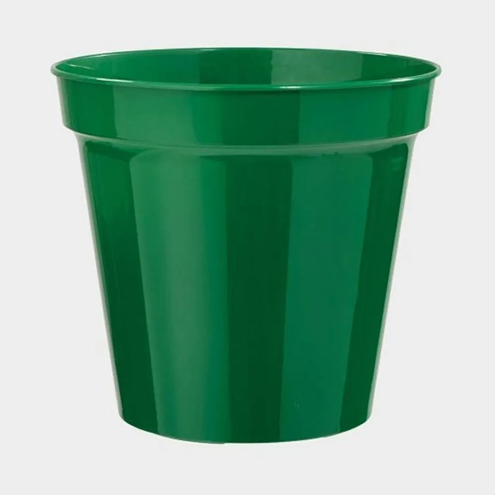 Stewarts 26cm Green Plastic Flower Pot