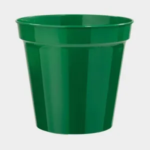 Stewarts Green Plastic Flower Pot