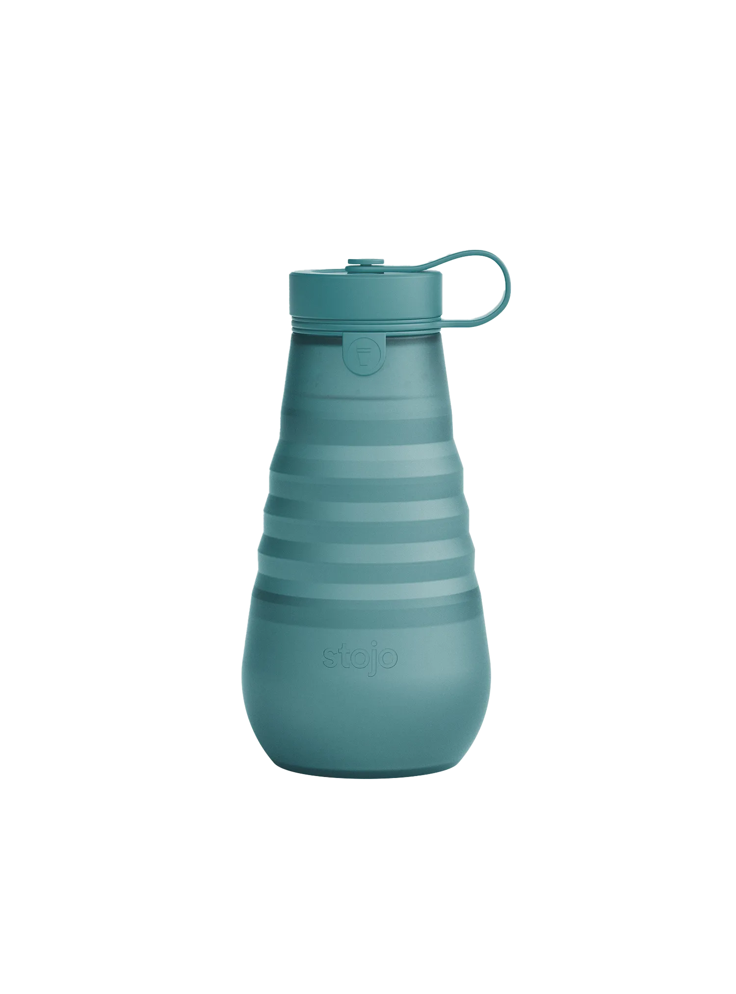 Stojo Collapsible Water Bottle (Translucent Eucalyptus)