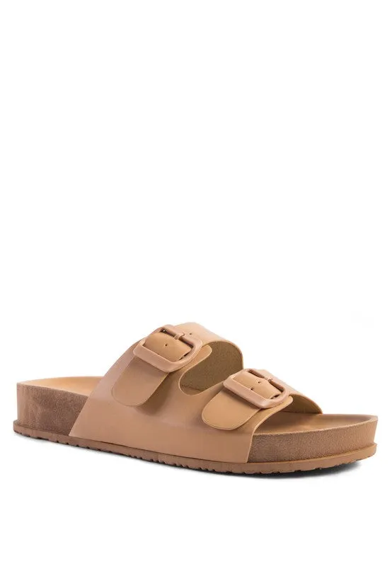 Tommy Buckled Slide Sandal