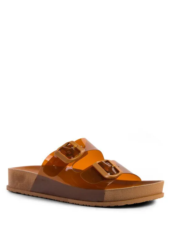 Tommy Buckled Slide Sandal