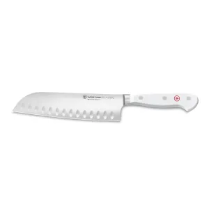 Wusthof Classic 7" Hollow Ground Santoku Knife - White